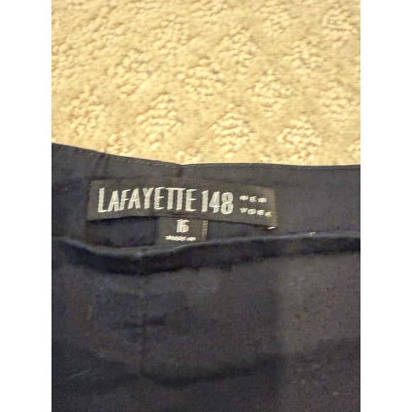 Lafayette 148 black Capris Size‎ 16 EUC Inseam 27" - Picture 2 of 5